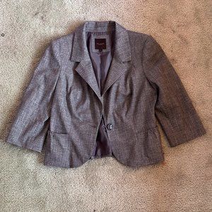 women's blazer, gray, size small, the limited collection